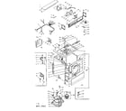 Kenmore 1106107710 machine sub-assembly diagram