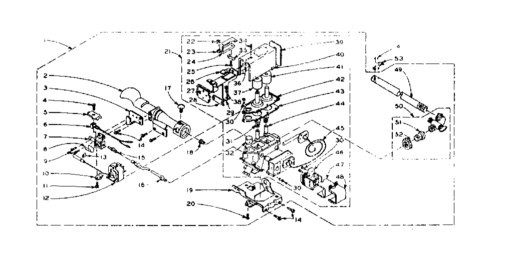 White rodgers burner assembly (modulating)