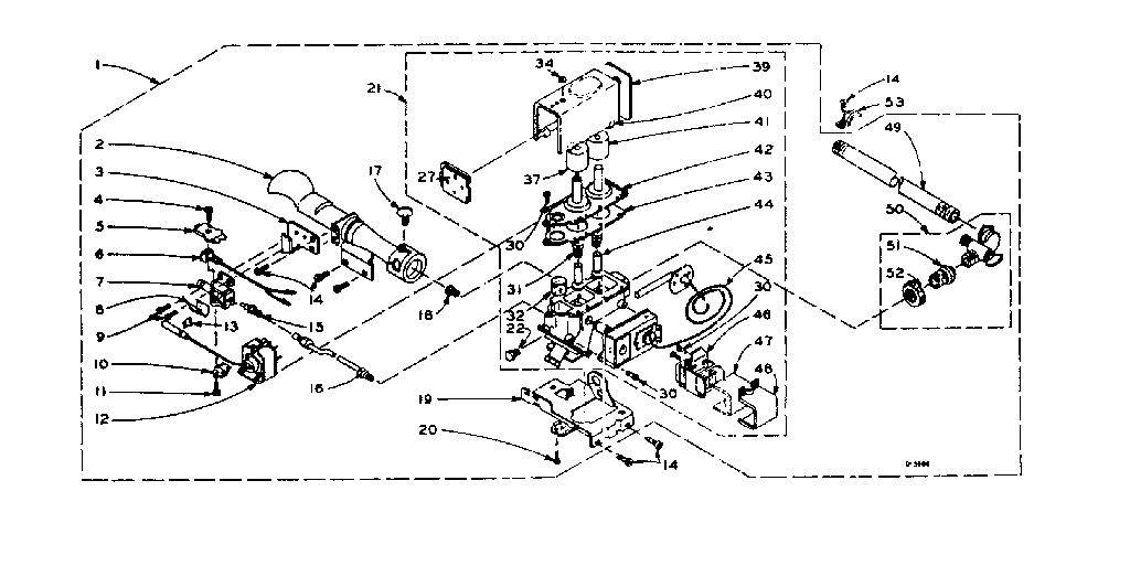White rodgers burner assembly (modulating)