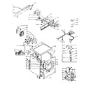 Kenmore 1106108400 machine sub-assembly diagram