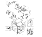 Kenmore 1106108401 machine sub-assembly diagram