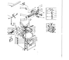 Kenmore 1106108501 machine sub-assembly diagram