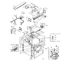 Kenmore 1106108710 machine sub-assembly diagram