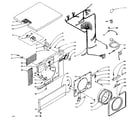Kenmore 1106109100 top and front assembly diagram