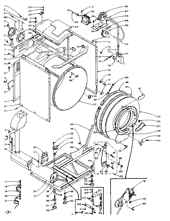 BASE AND TANK ASSEMBLY