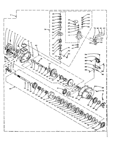 Speed changer assembly