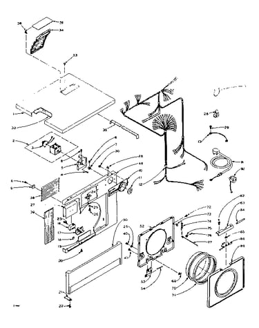 Top and front assembly
