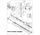 Kenmore 1106109105 speed changer assembly diagram