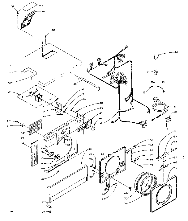 Top and front assembly