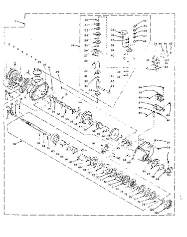 Speed changer assembly