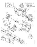 Blower, cylinder, pump and motor