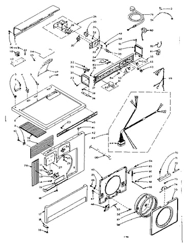 Top and front assembly
