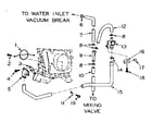 Kenmore 1106109501 blower inlet flush accessory diagram