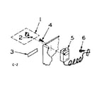 Kenmore 1106109501 dry control accessory diagram