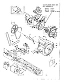 Blower, cylinder, pump and motor