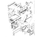 Kenmore 1106109505 top and front assembly diagram