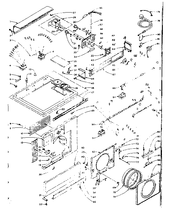 TOP AND FRONT ASSEMBLY