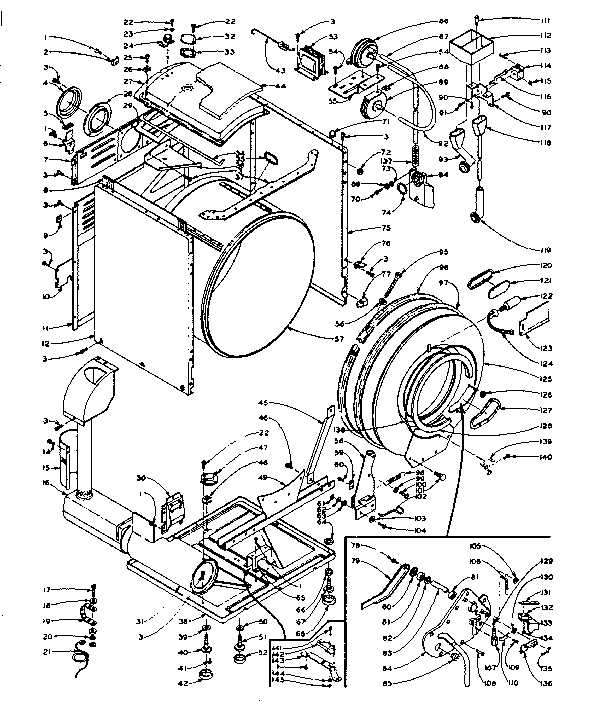 BASE AND TANK ASSEMBLY