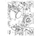 Kenmore 1106109800 base and tank assembly diagram