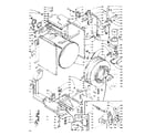 Kenmore 1106109801 base and tank assembly diagram