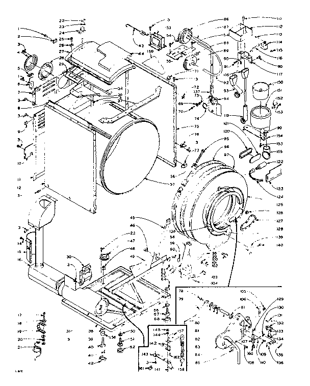 BASE AND TANK ASSEMBLY
