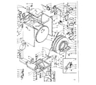 Kenmore 1106109802 base and tank assembly diagram