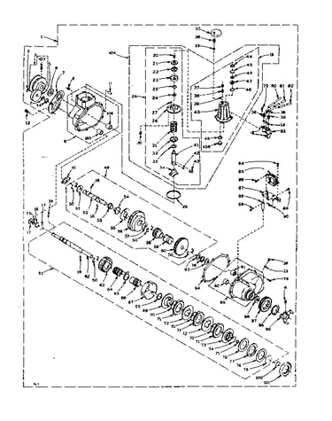 Speed changer assembly