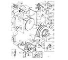 Kenmore 1106109808 base and tank assembly diagram