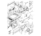 Kenmore 1106109808 top and front assembly diagram