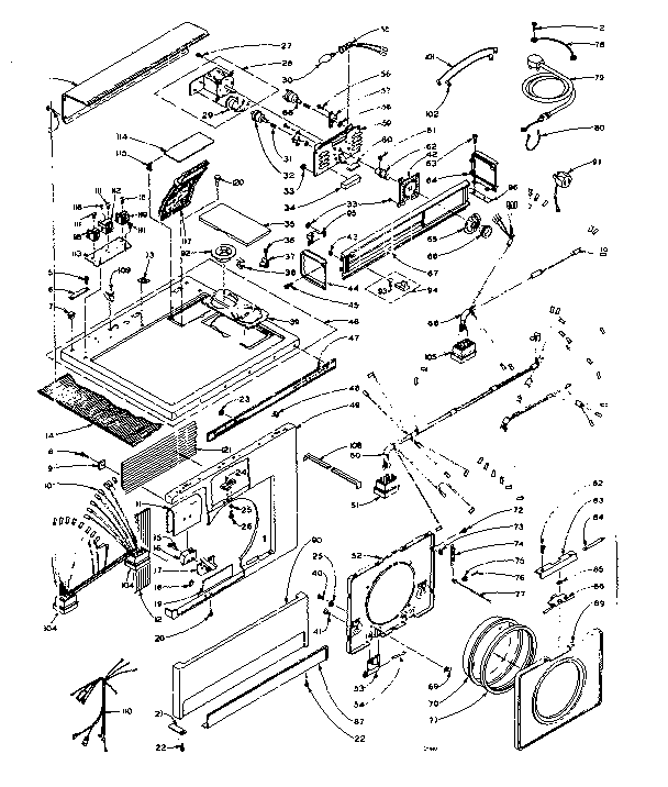 Top and front assembly
