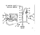 Kenmore 1106109803 blower inlet flush accessory diagram