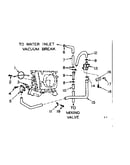 Blower inlet flush accessory