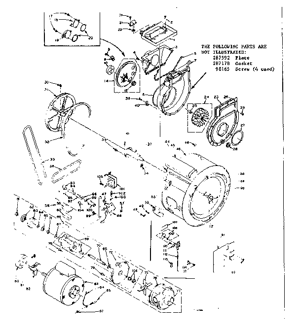 BLOWER, CYLINDER, PUMP AND MOTOR