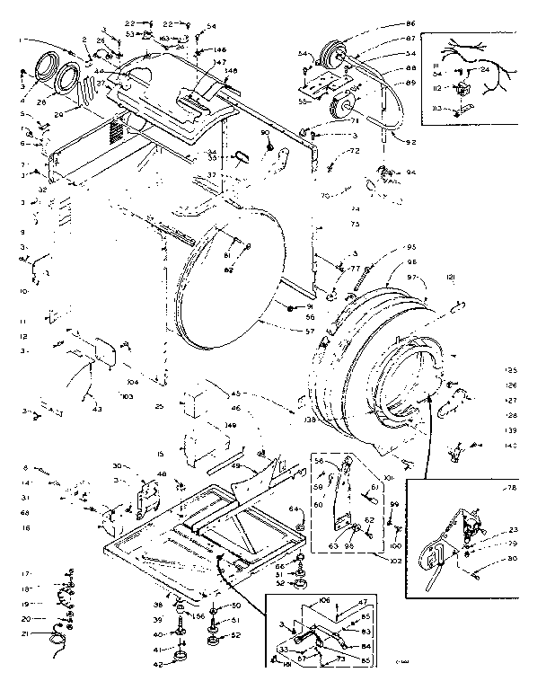 BASE AND TANK ASSEMBLY