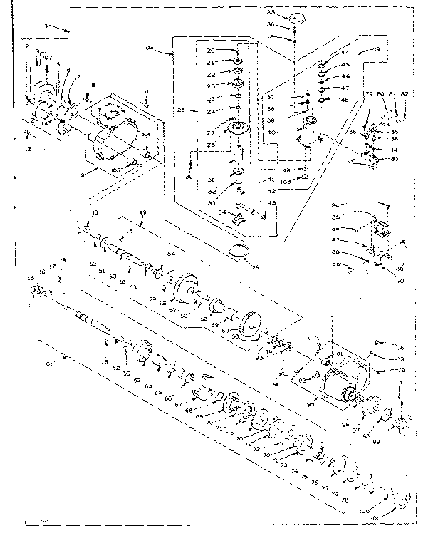 Speed changer assembly