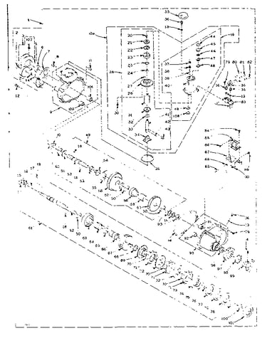 Speed changer assembly