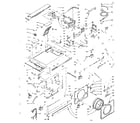 Kenmore 1106109805 top and front assembly diagram