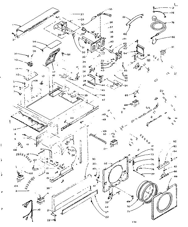 Top and front assembly