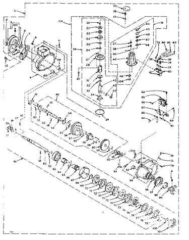 Speed changer assembly