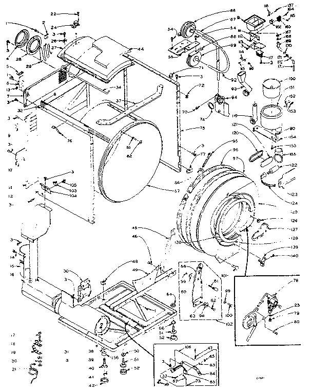 BASE AND TANK ASSEMBLY