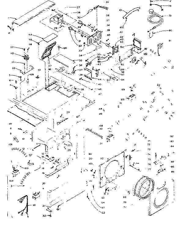 Top and front assembly