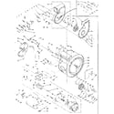 Kenmore 1106110100 blower, cylinder, pump and motor diagram