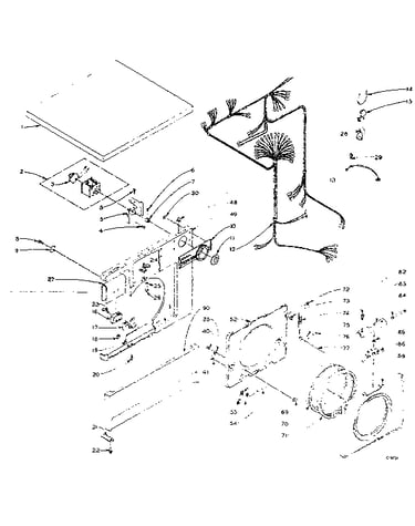 Top and front assembly