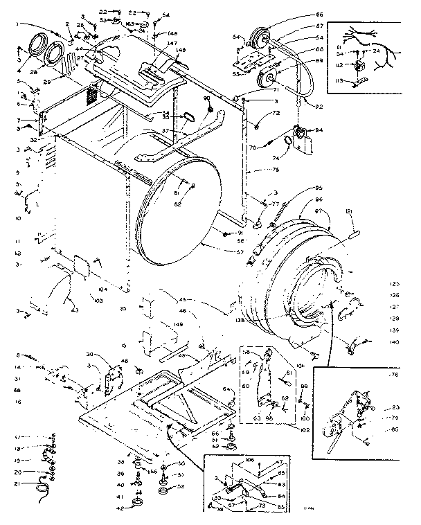 BASE AND TANK ASSEMBLY