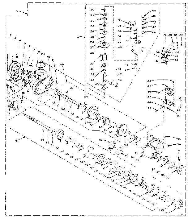 Speed changer assembly