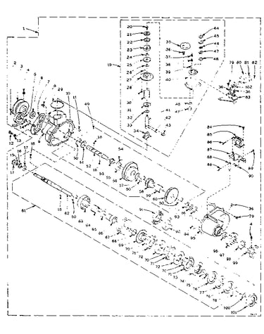 Speed changer assembly