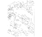 Kenmore 1106110500 blower, cylinder, pump and motor diagram