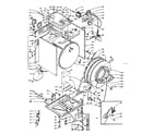 Kenmore 1106110500 base and tank assembly diagram