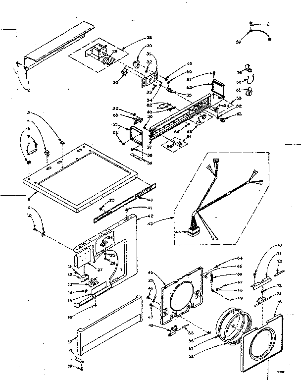 Top and front assembly