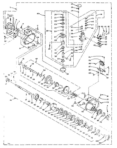 Speed changer assembly